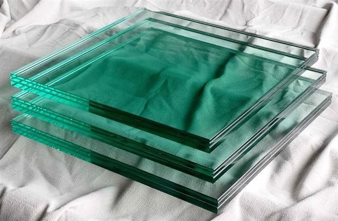 Translucent Laminated Glass Made Of Pub/Sgp/EVA Etc. For Windows/Doors