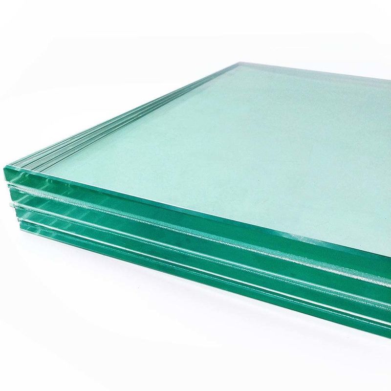 6.38mm/8.38mm/10.38mm/12.38mm PVB Tempered Laminated Glass Custom Size