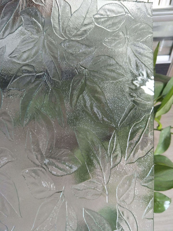 220 Mm-2800 Mm Decorative Patterns Glass Shower Panel For Windows