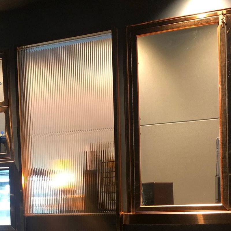 Various Model Patterned Glass 4mm 5mm 6mm Colored Frosted Glass For Windows