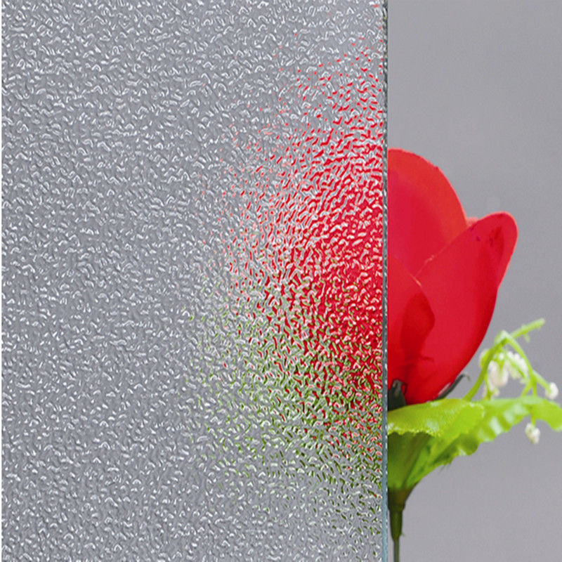 Polished Edge Patterned Tempered Glass Clear Moru Tinted Moru Ultra Clear Glass