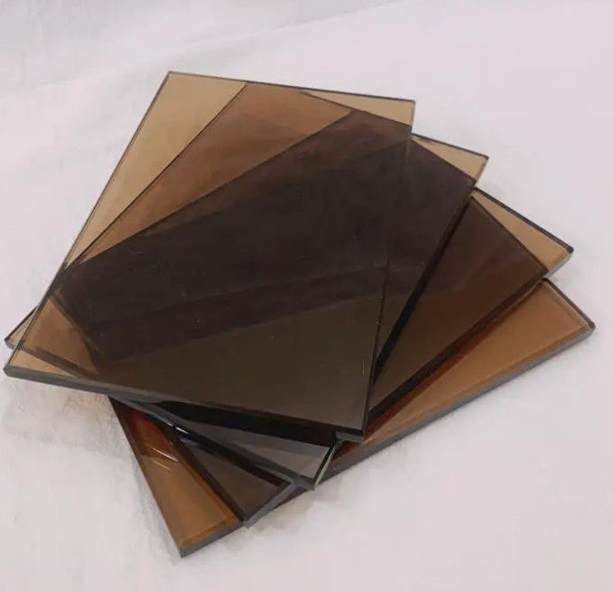 12mm Tinted Tempered Glass Colored With Blue/Yellow/Brown/Green Etc.