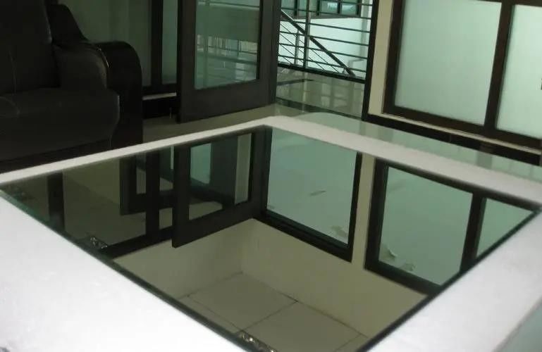 Rough Edge Decorative/Aluminium/Silver LED Mirror Glass For Bathroom