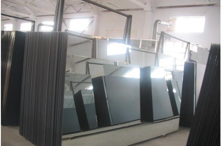 Rough Edge Decorative/Aluminium/Silver LED Mirror Glass For Bathroom