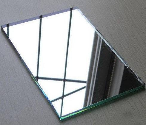 Rough Edge Decorative/Aluminium/Silver LED Mirror Glass For Bathroom