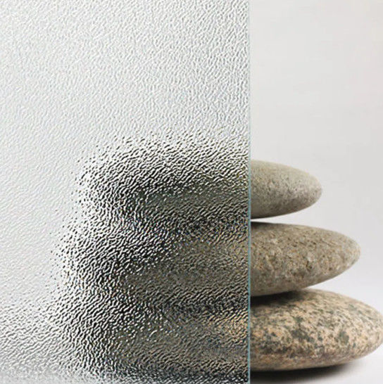 Customize Size Patterned Glass 3mm 4mm 5mm For Decorative Building Bathroom Window