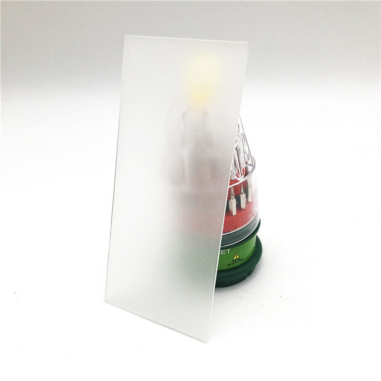 3mm 4mm Acid Etched Tempered Glass Figured Frosted Glass Used For Bathroom Doors