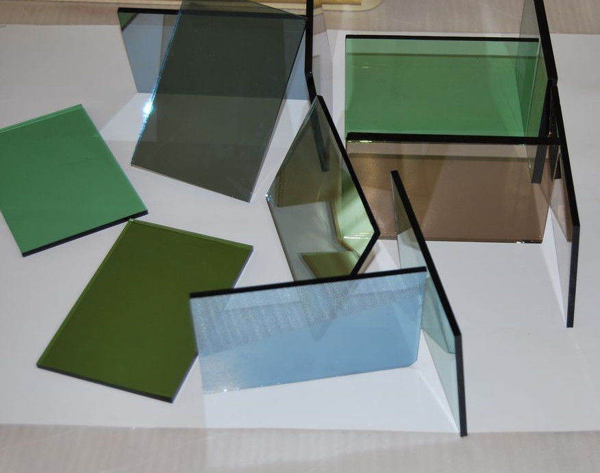 Construction Reflective Float Glass With Colors Blue/Green/Bronze/Yellow