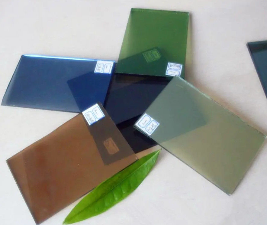 Construction Reflective Float Glass With Colors Blue/Green/Bronze/Yellow