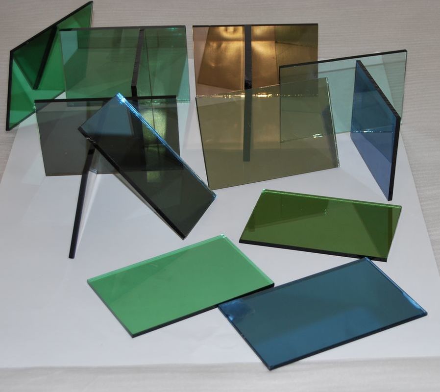 Anti-Scratch Reflective Tempered Glass 0.3mm Explosion-Proof Float Glass For Window Decoration