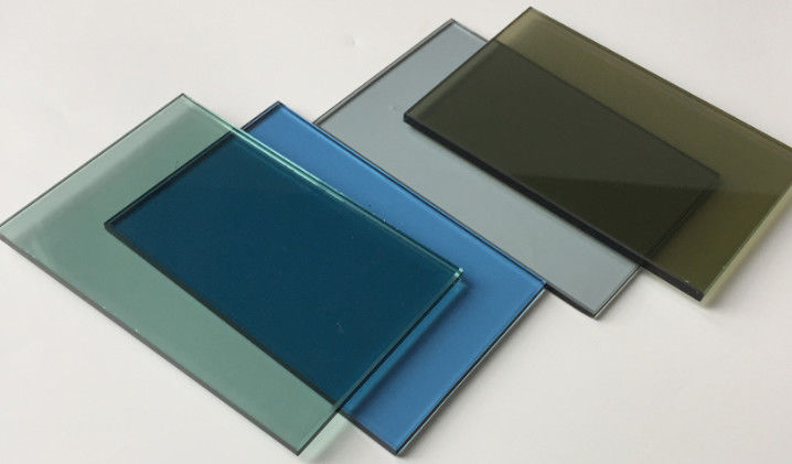 Selected Exquisite Reflective Glass Colored Dark Blue / Dark Green / Bronze / Clear / Golden / Dark Grey