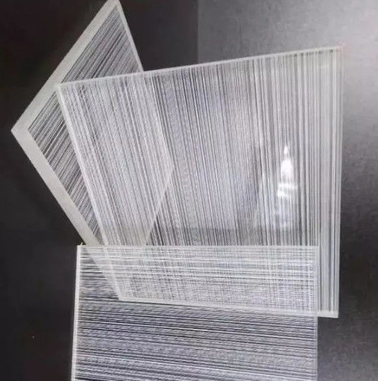 Extra Good Safety/Soundproofing/Decorative/Glass Door Laminated Wired Glass Used for Business/Shower Room