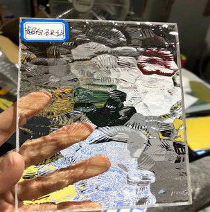 Clear Float Decorative Patterned Glass with Nashiji/Karatachi/Mistlite/Millennium etc