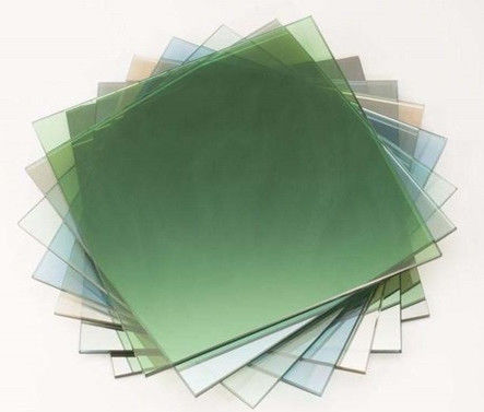 Flat Processing Tinted Glass with Colored in Dark Green/Dark Grey/Ford Blue/Bronze etc.