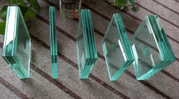 Laminated glass: a durable glass product formed by bonding multiple layers with a strong interlayer. It remains intact u