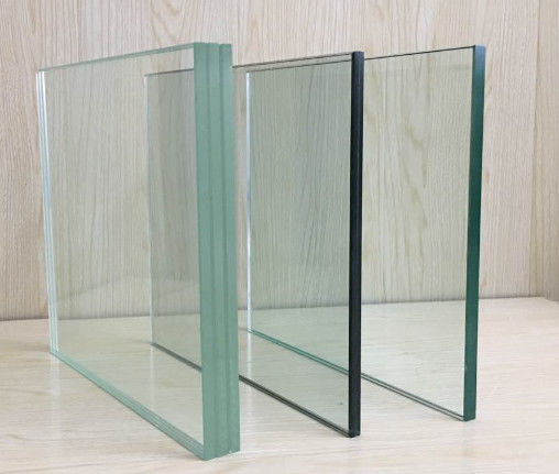 PVB Flat Tempered Laminated Glass with Colors Green/Gray/Bronze