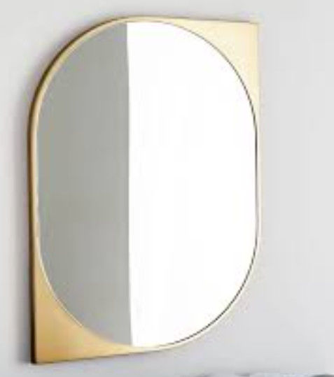 Home Decoration Furniture Bathroom Wall Mirror Glass With Latest Style