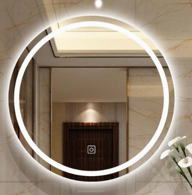 Long Service Life Modern Decorative Wall Mirror Glass with Beveled Edge and Silver Finish