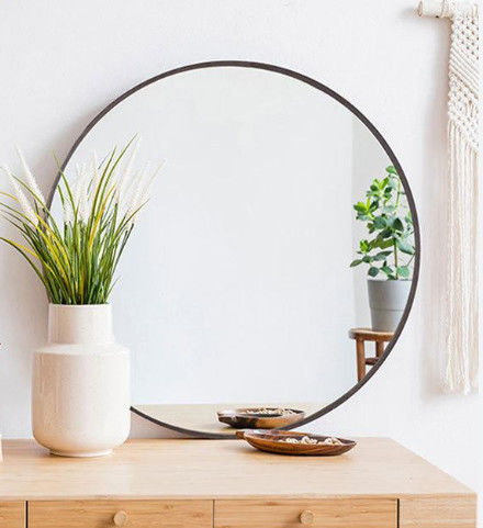 Clear / Technological Modern Decorative Wall Mirror Glass Long Service Life