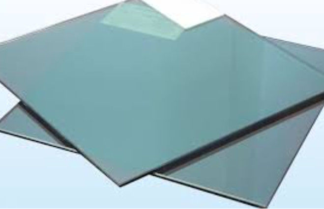 Colored Clear Tinted Float Reflective Tempered Glass in Euro Grey/Bronze/Black/Ford Blue for Stairs/Balustrade