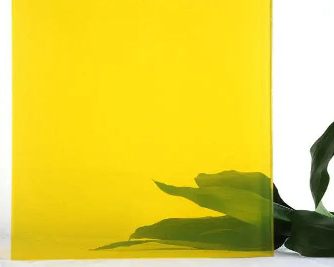 Flat Processing Tinted Glass With Colored In Dark Green / Dark Grey / Ford Blue