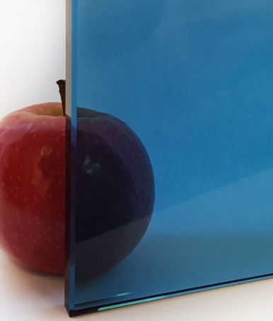 Polished Edge Finish Colored Tinted Float Glass UV Resistant
