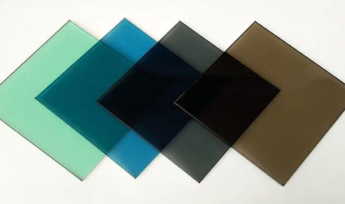 Customized Rectangle Colored Tinted Float Glass For Building