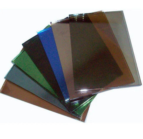 Customized Rectangle Colored Tinted Float Glass For Building