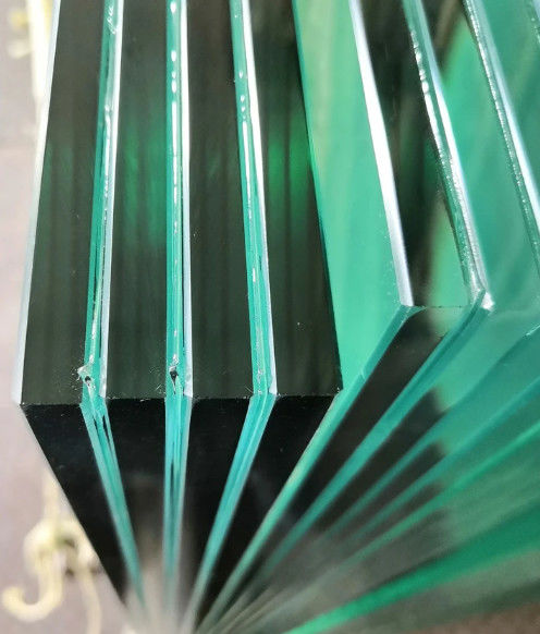 Wholesale 6.38mm~40.28mm PVB Tempered Laminated Glass Custom Size Custom Thickness