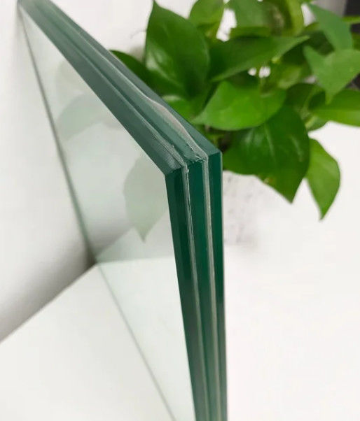 Wholesale 6.38mm~40.28mm PVB Tempered Laminated Glass Custom Size Custom Thickness
