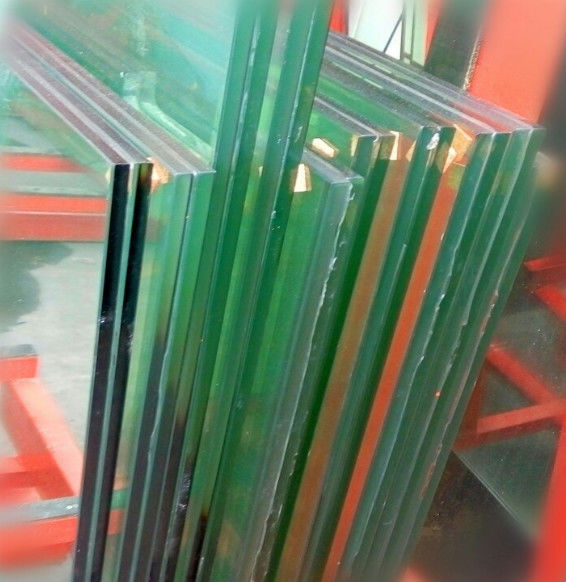 Wholesale 6.38mm~40.28mm PVB Tempered Laminated Glass Custom Size Custom Thickness