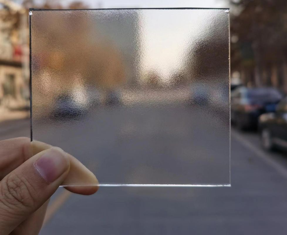 Elegant Frosted Square Tempered Glass for Home and Office Decor