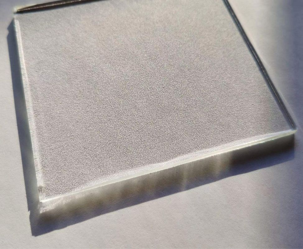 Elegant Frosted Square Tempered Glass for Home and Office Decor
