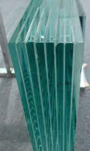 6.38-12.38 PVB Clear Flat or Curved Toughened Tempered Laminated Glass