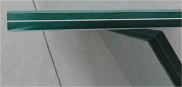 6.38-12.38 PVB Clear Flat or Curved Toughened Tempered Laminated Glass
