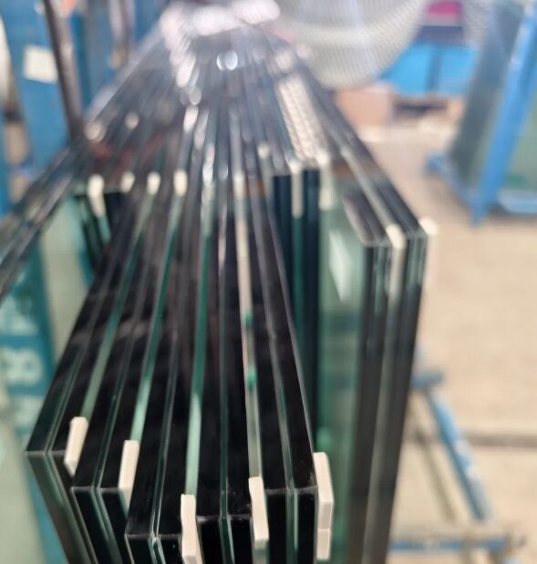 4.38-40.28mm Clear Laminated Tempered Toughened PVB/Sgp Safety Frosted Acid Etched Insulated Glass, Laminated Glass for Fence Railing Guardrail Wall