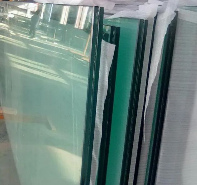 6.76-12.38mm Building Laminated Tempered Decorative Construction Safety Stair Glass