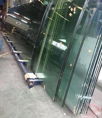 UV Protected Impact Clear Tempered Laminated Flat Glass With Customized Edges