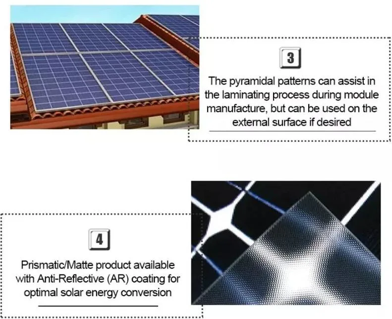 Factory Customize Size Low Iron Tempered Solar Photovoltaic Glass